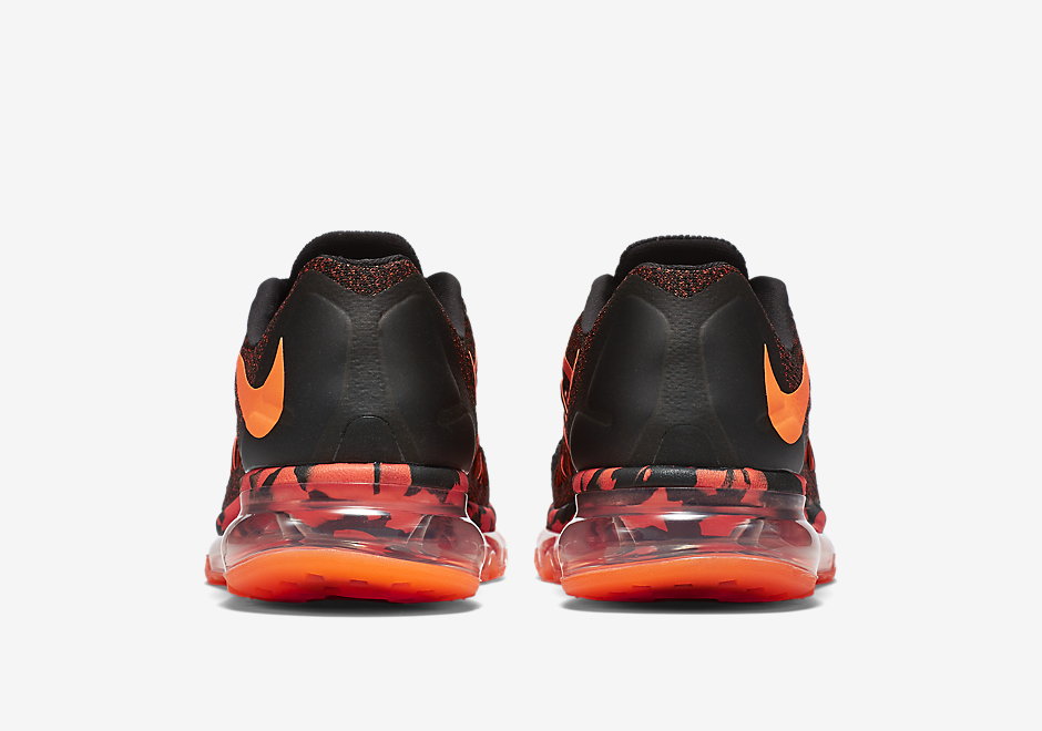 Nike Air Max 2015 Premium Black Orange Camo 5