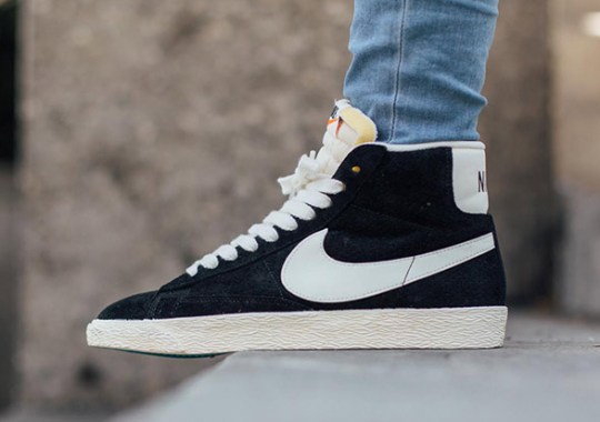 Nike Combines Classic Blazers With Emerald Soles