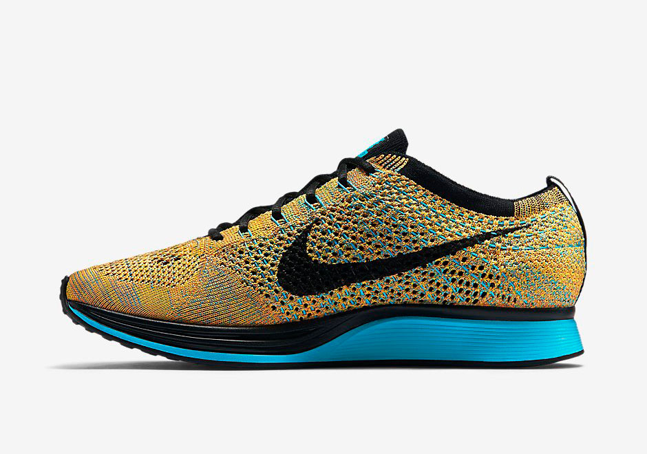 nike flyknit racer bright citrus black Top lagoon 3