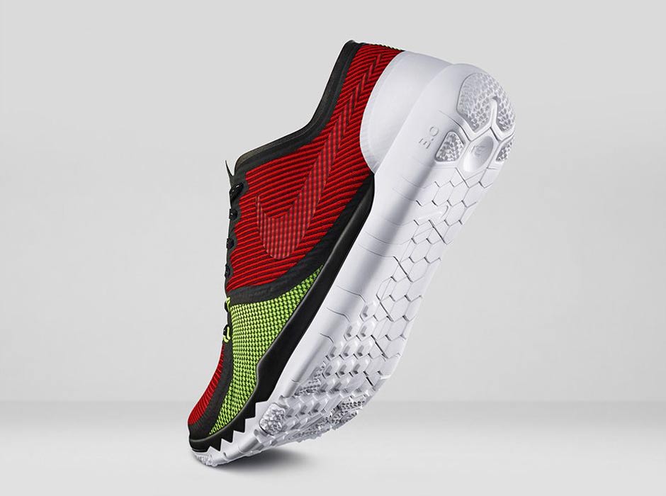 Nike Free Trainer 3.0 V4 Volt - Red -