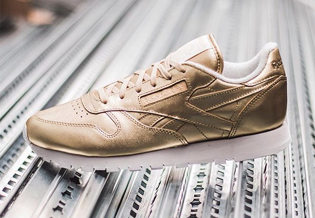 The Reebok Classic Leather In Rose Gold