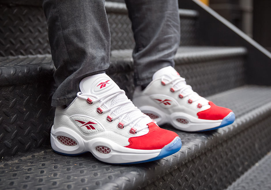 Reebok Question Low White Red Og 6