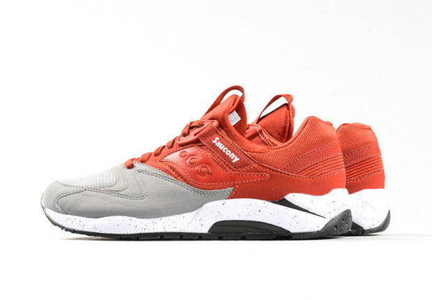 The Saucony Grid 9000 With Split Color Uppers