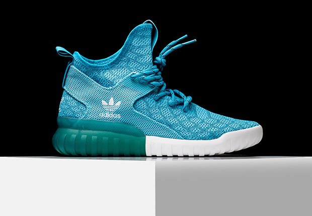 Adidas Tubular X Primeknit Aqua 1