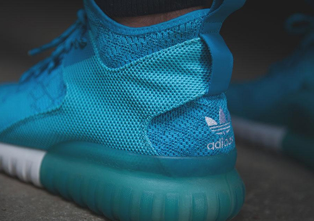 Adidas Tubular X Primeknit Bright Cyan 03