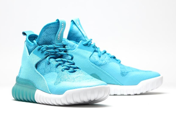 Adidas Tubular X Primeknit Bright Cyan 06