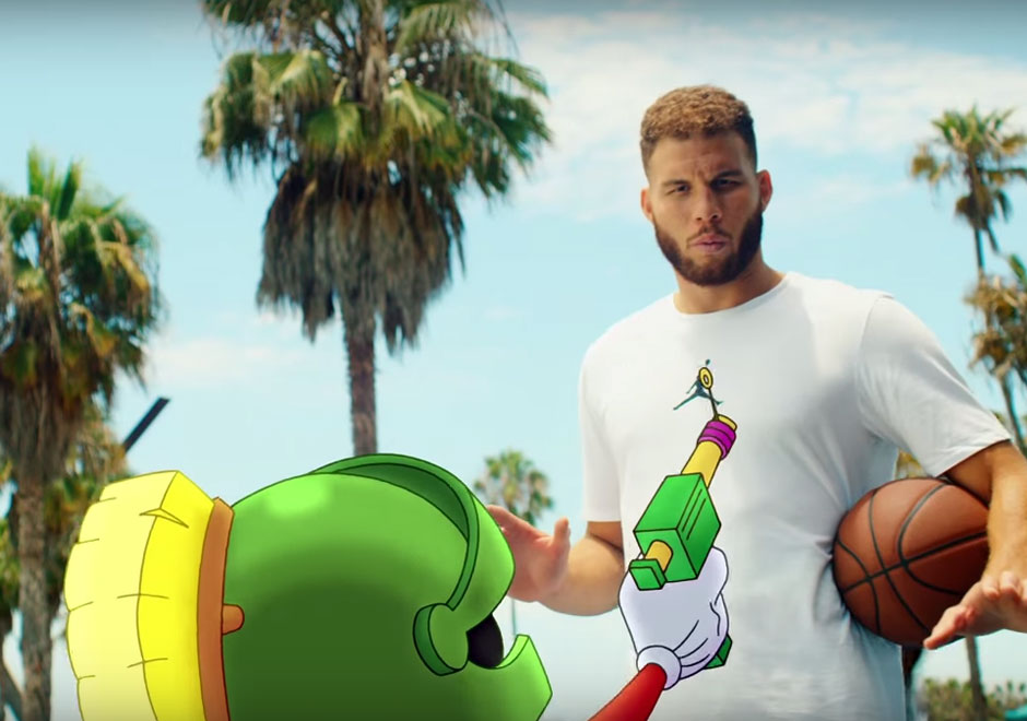 Blake Griffin Takes On Marvin The 