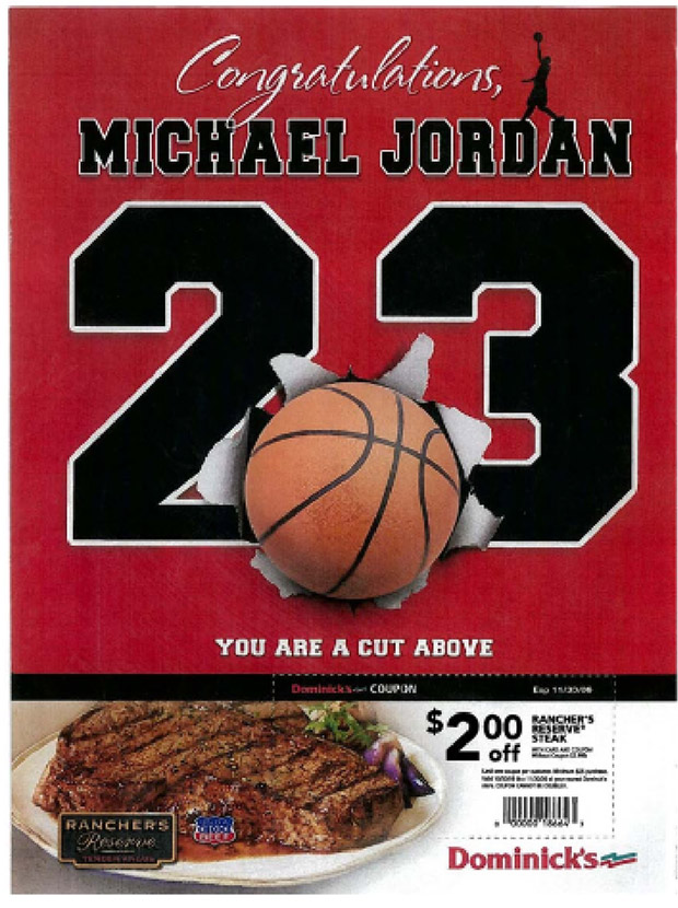 Dominicks Michael Jordan Ad