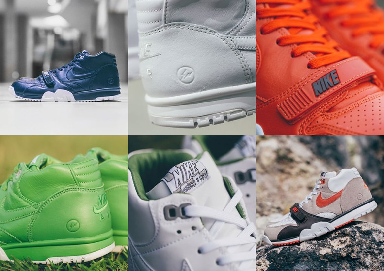 NikeLab Is Releasing All Six Pairs Of The fragment design x Air Trainer 1 Tomorrow