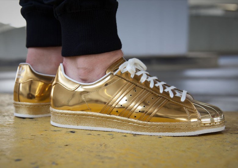 A Golden Take On The Classic adidas Superstar