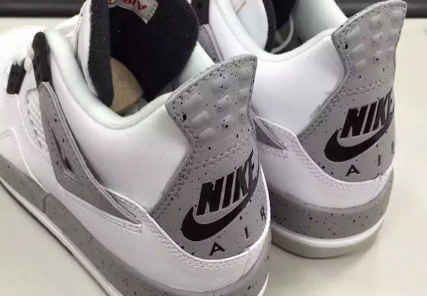 First Look At The Air Jordan 4 “White/Cement” With Nike Air