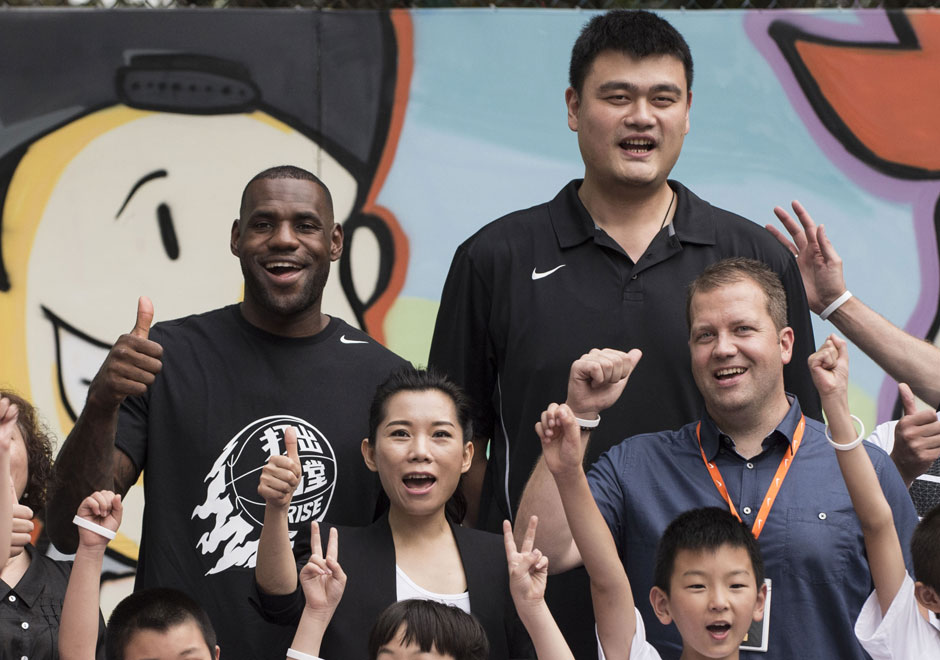 LeBron James And Surprise Guest Yao Ming Close Out Nike RISE 2.0 Tour 