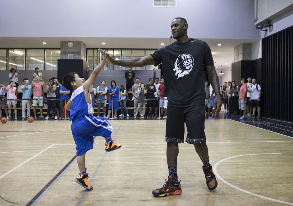 LeBron James And Surprise Guest Yao Ming Close Out Nike RISE 2.0 Tour 