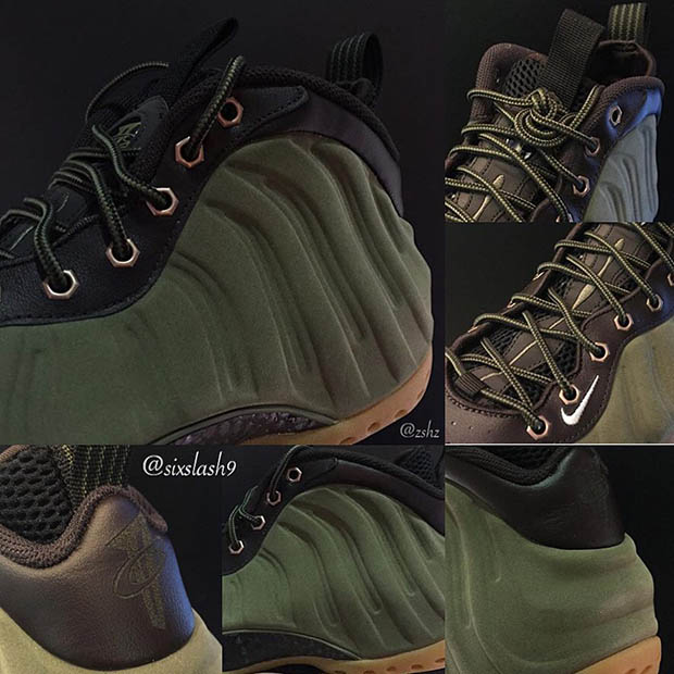 olive foamposite for sale