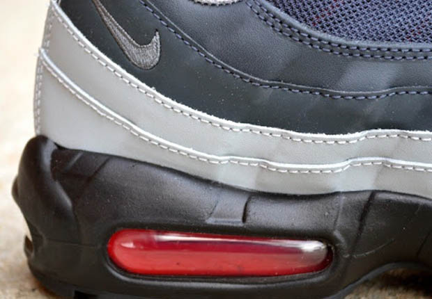 Nike Air Max 95 Anthracite Silver Red 5