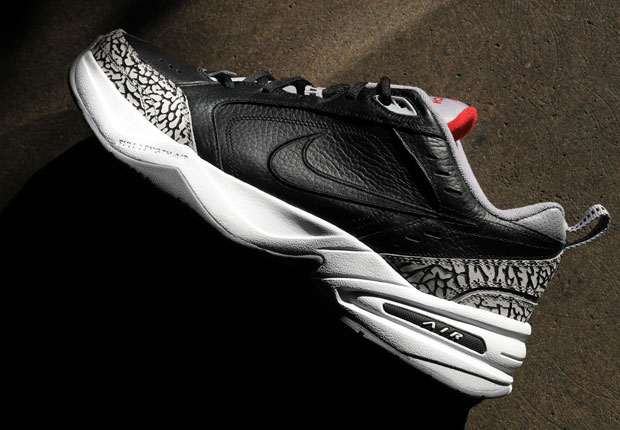 Nike Air Monarch Black Cement 3