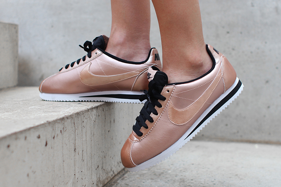 The Nike Cortez Gets Dipped In Bronze - SneakerNews.com