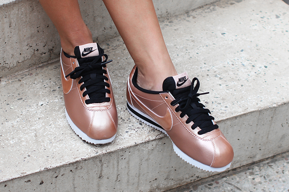The Nike Cortez Gets Dipped In Bronze - SneakerNews.com