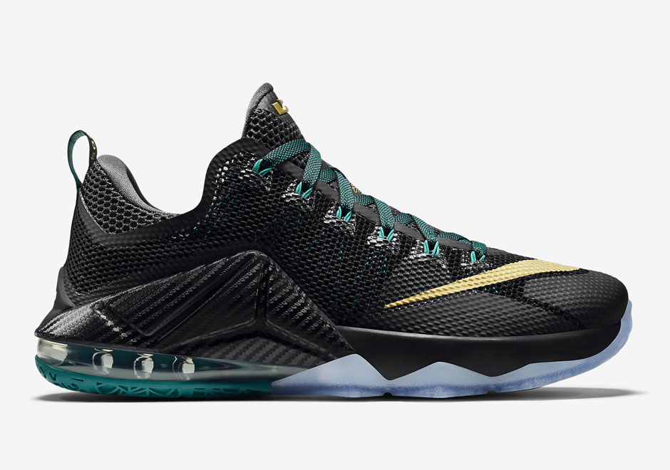 lebron 12 low black