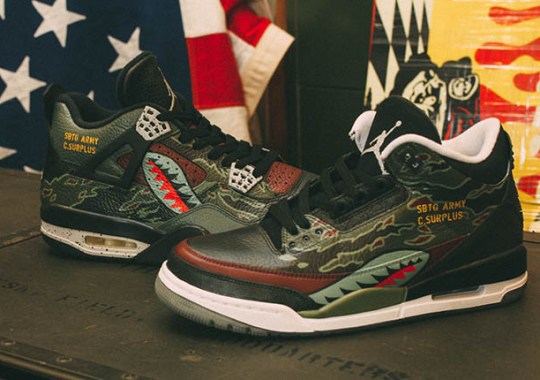 Legendary Sneaker Customizer SBTG Is Back With The Air Jordan 3 and 4