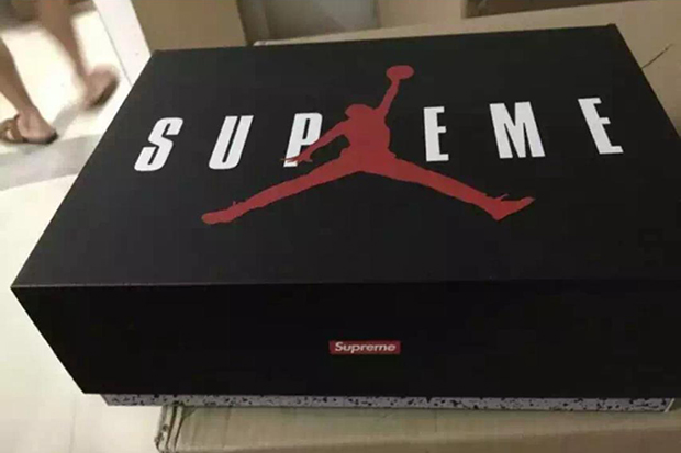 Is This The Supreme x Air Jordan 5 Shoebox?