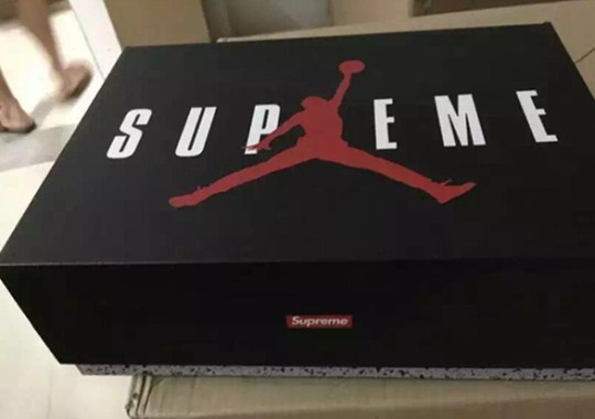 Is This The Supreme x Air Jordan 5 Shoebox?