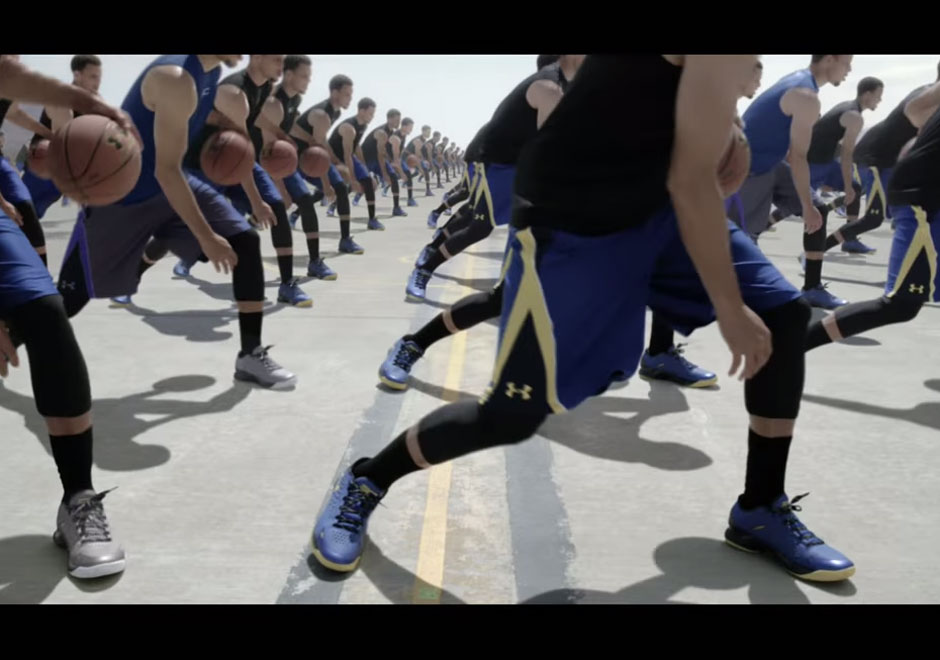 Watch A Million Steph Currys Dribble A Basketball In UA's Latest Ad
