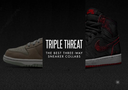 Triple Threats: The Best Three-Way Sneaker Collabs