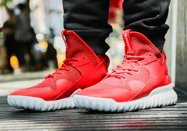 adidas tubular x red