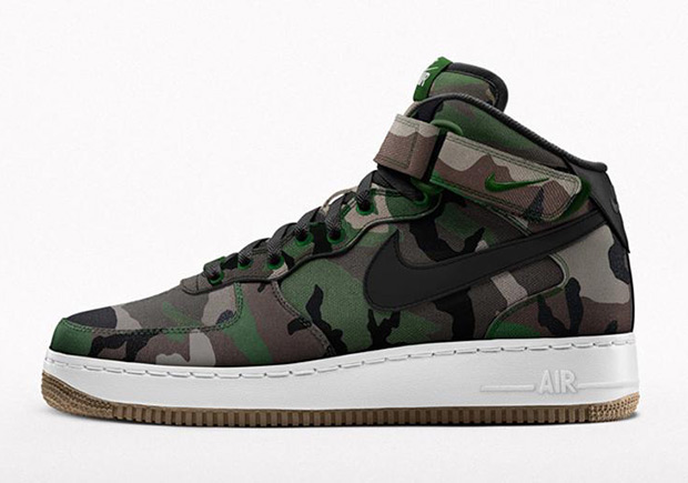 camouflage nike high tops