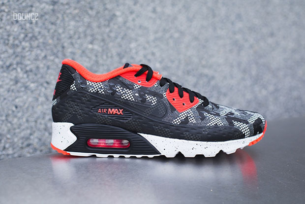 Nike Pairs Bright Crimson With Bold Prints On The Air Max 90