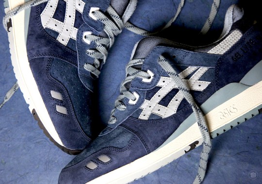 A Detailed Look at the J.Crew x ASICS GEL-Lyte III “Ribbon Blue”