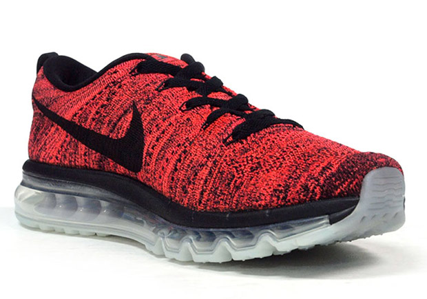 Flyknit Air Max Red Black Bred 3