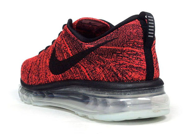 Flyknit Air Max Red Black Bred 6
