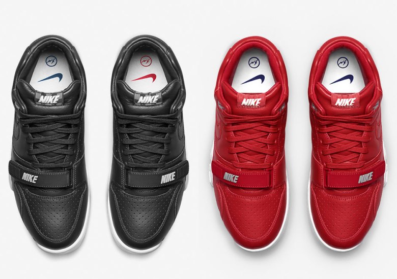 A Detailed Look At The 2 New fragment design x Nike Air Trainer 1s Revealed Today