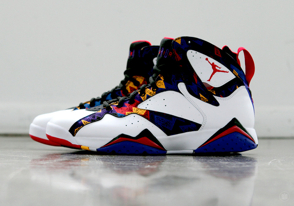 jordan retro 7 multicolor