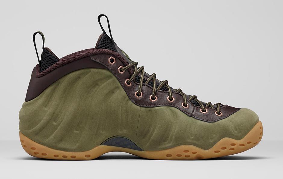 Nike Air Foamposite One Suede Olive 03