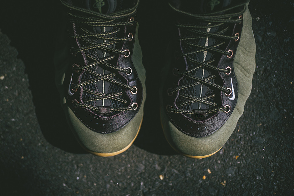 Nike Air Foamposite One Suede Olive Release Date Change 07