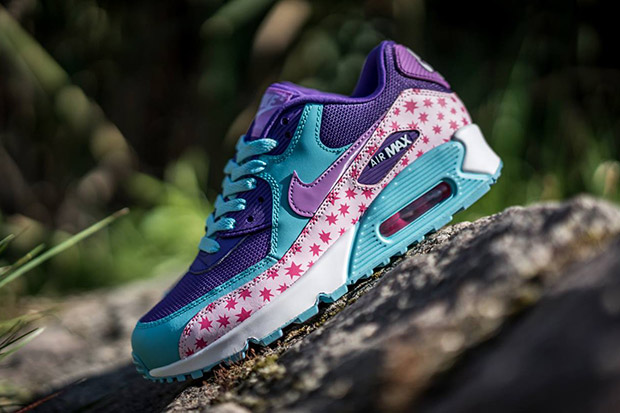 Nike Air Max 90 Gs Playful Stars For Kids 02