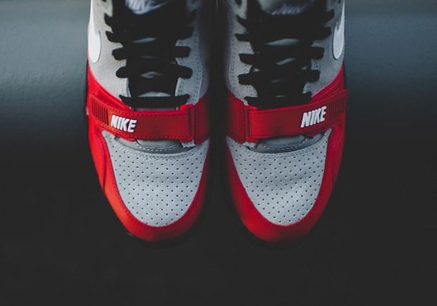 Nike Air Trainer Wolf Grey University Red 5
