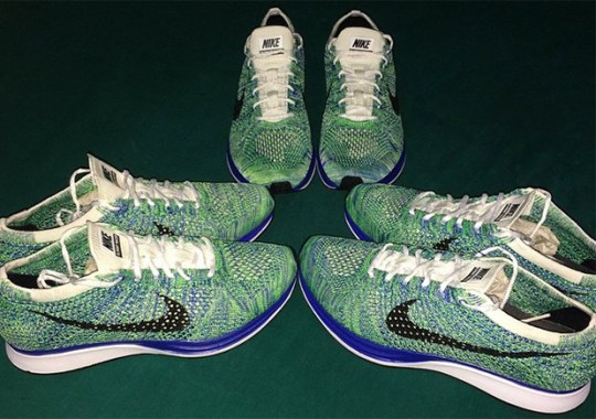 nike flyknit racer seahawks 1