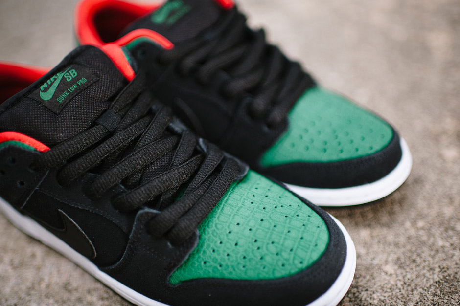 Nike SB Dunk Lows Return With Green Croc-Skin - SneakerNews.com