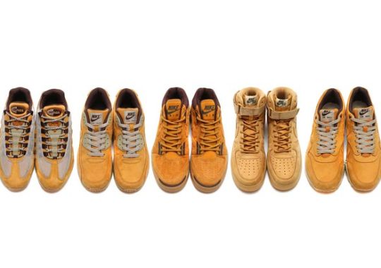 Finally, The Entire Nike Sportswear “Wheat” Pack Seen Together All At Once
