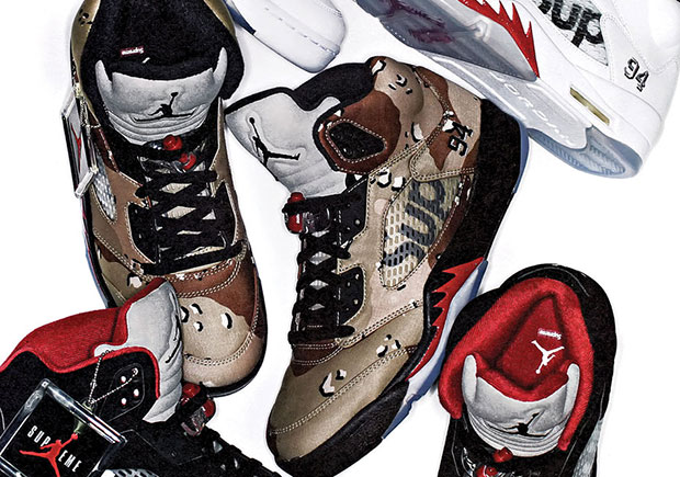 Latest Release Updates On The Supreme x Air Jordan 5