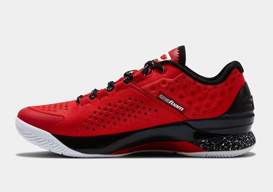 Ua Curry One Low Red Black 1