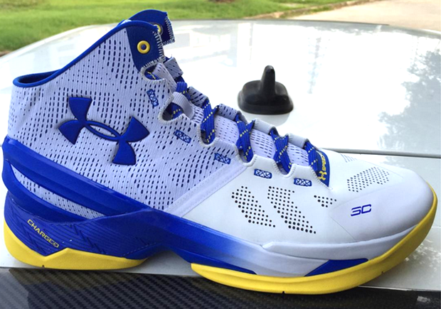 Mens Under Armour Curry 2 Shoes Blue White 2016120103 $74.00 