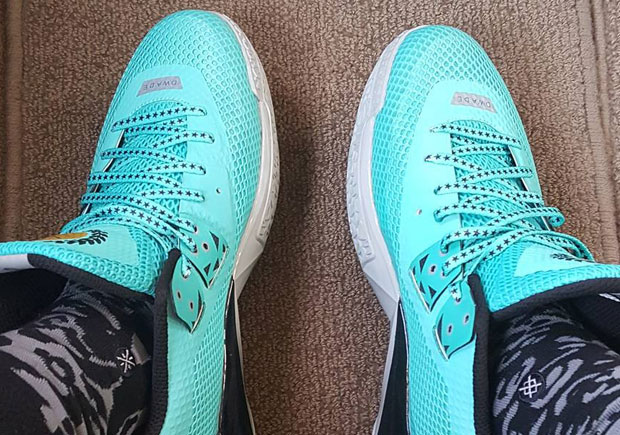Get A Look At Dwyane Wade's Next Signature Shoe On His Feet
