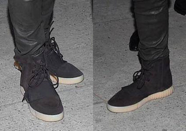 Kanye West Wears Yeezy Boost 750 “Black”