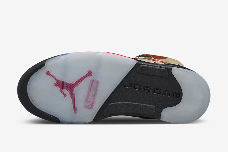 Air Jordan 5 Supreme Camo Print Official Images 06