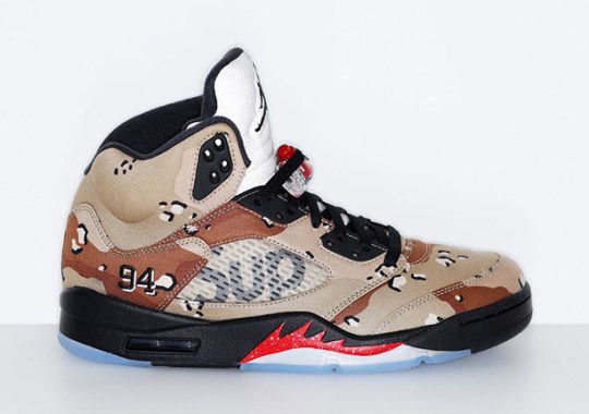 Supreme x Air Jordan 5 “Camo” To Release On NikeLab.com